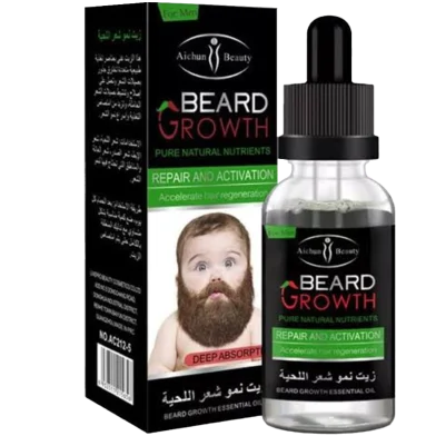Aichun Beauty Beard Growth Solution Oil for Men 30ml - Rokomari product
